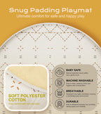 Little Dove sensory play mat set arranged for infant motor skill development
