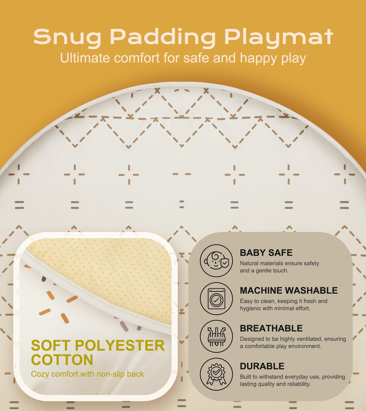 Little Dove sensory play mat set arranged for infant motor skill development