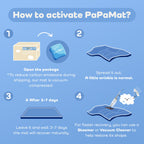 PaPaMat baby mat with toddler playing safely on floor