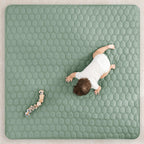 Comfy Cubs toddler play mat displayed on living room floor