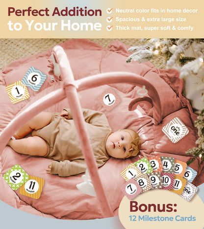 Mallify convertible baby mat transformed into a secure ball pit for toddlers.