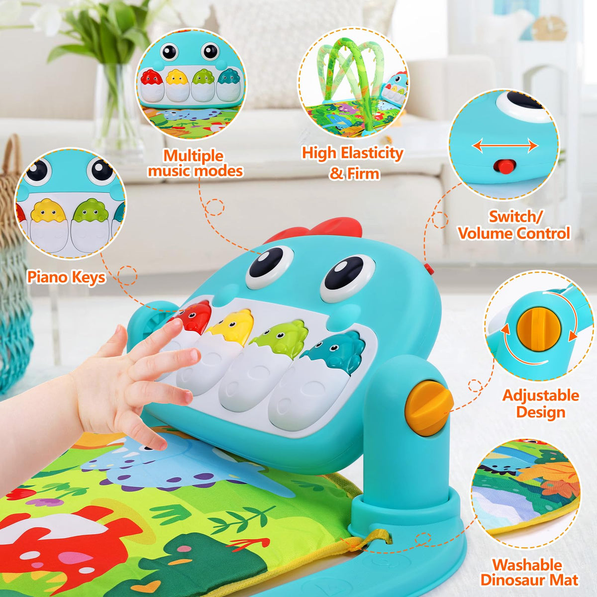 Umiku baby activity gym packaged setup view
