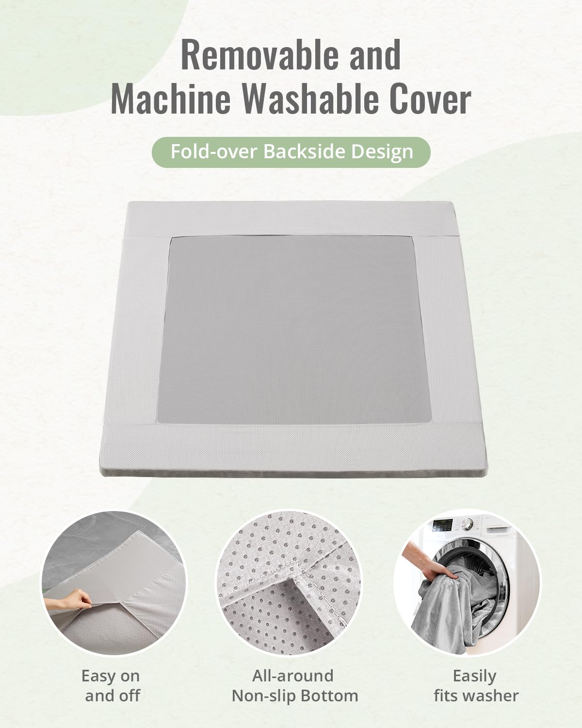 Folded Blissful Diary play mat showing foam quality