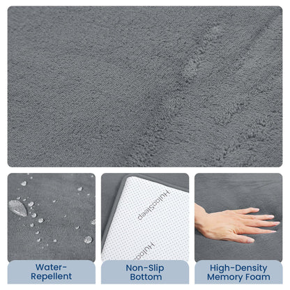 Non-slip backing detail on 50x50 inch baby floor mat