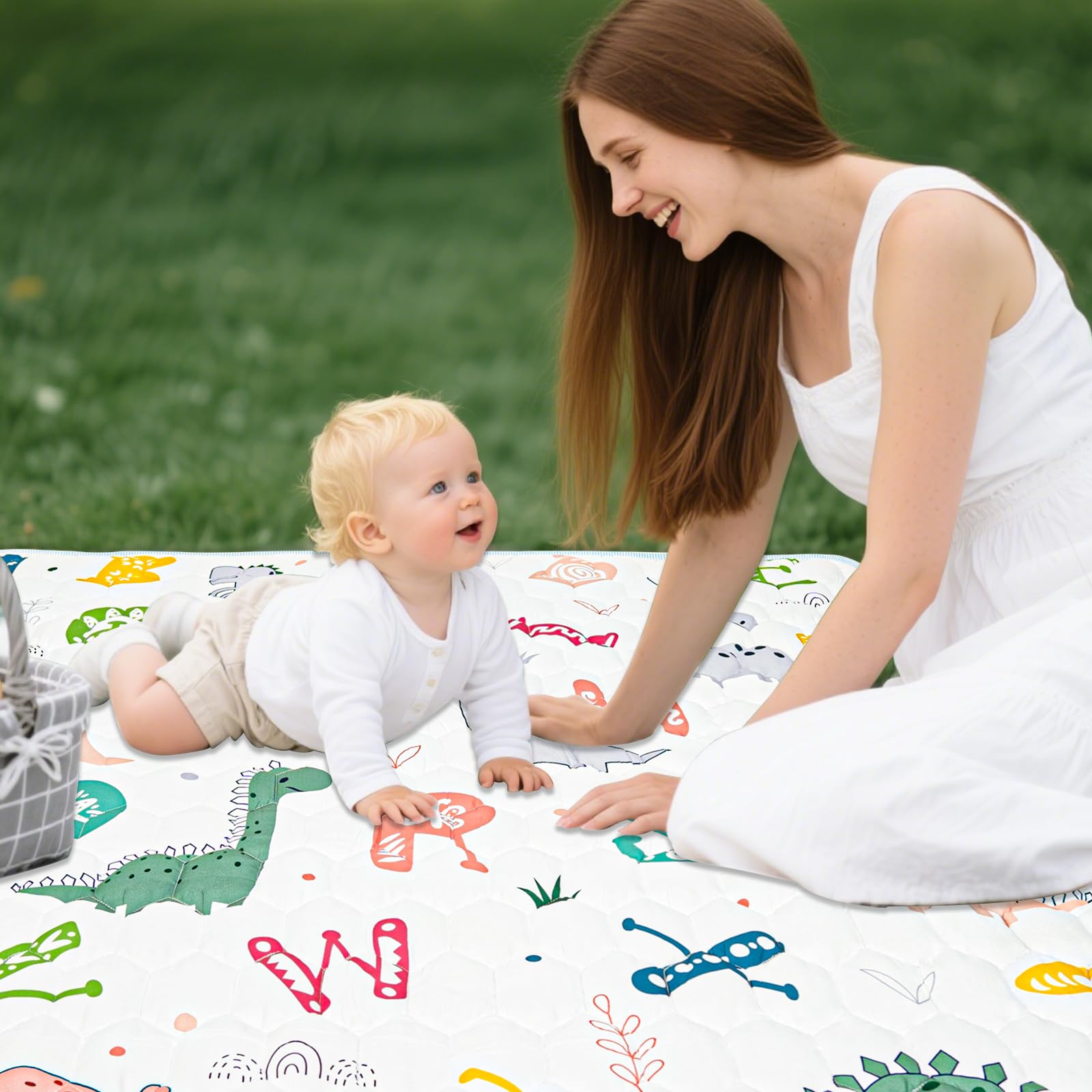 Folded Gentle Monster play mat showing portability and storage