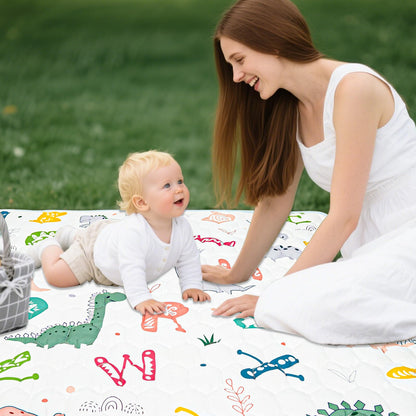 Folded Gentle Monster play mat showing portability and storage