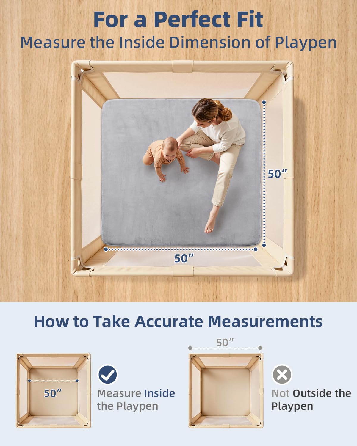 Separo floor mat non-slip backing design feature