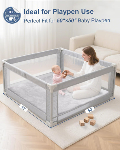 Separo cushioned foam mat in living room setup