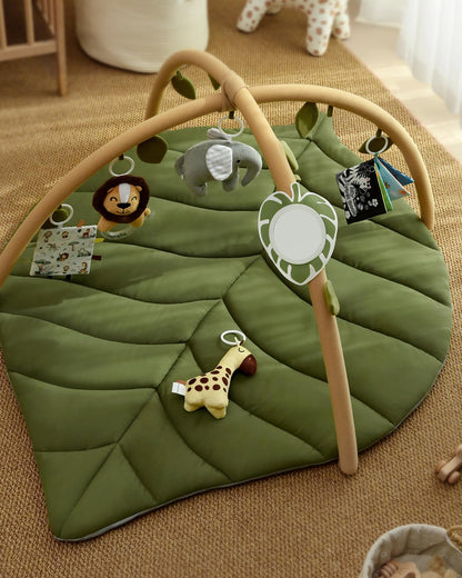 Blissful Diary play mat used as nursery decor