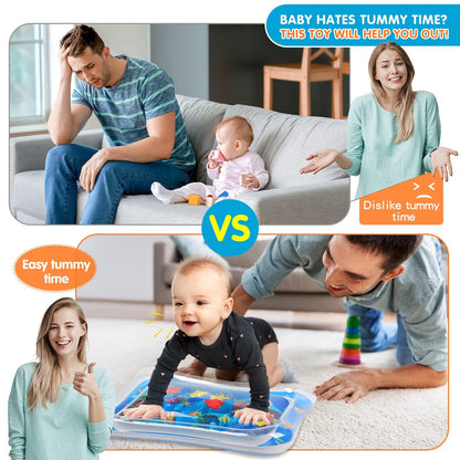 Infinno baby water play mat packaging view displaying the sensory development toy for infants