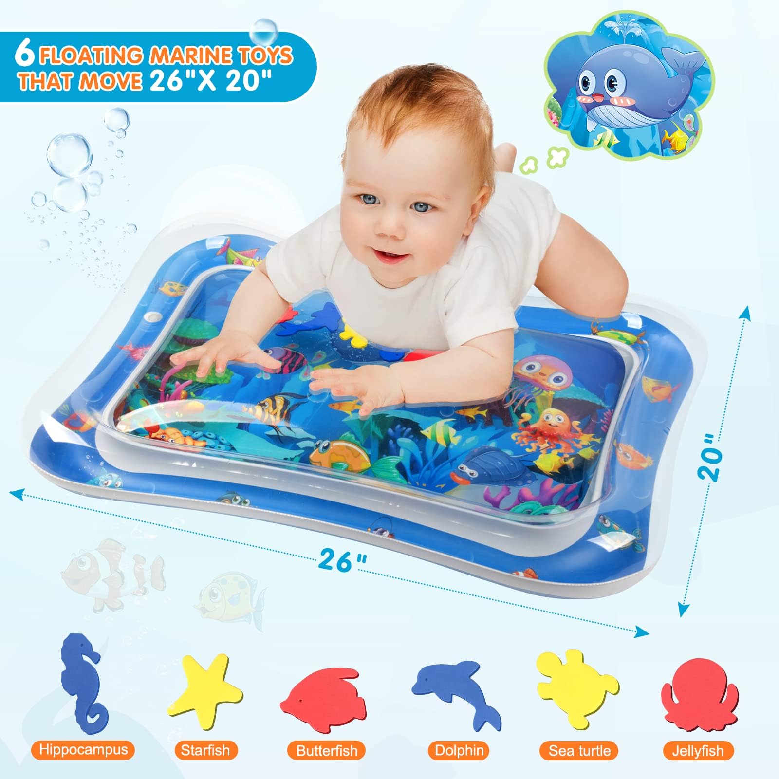 Infinno premium baby play mat fold layout demonstrating how the portable mat packs flat into a travel backpack