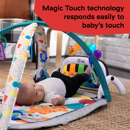 Packaging box details of the authentic imported Baby Einstein multi-sensory language discovery gym.