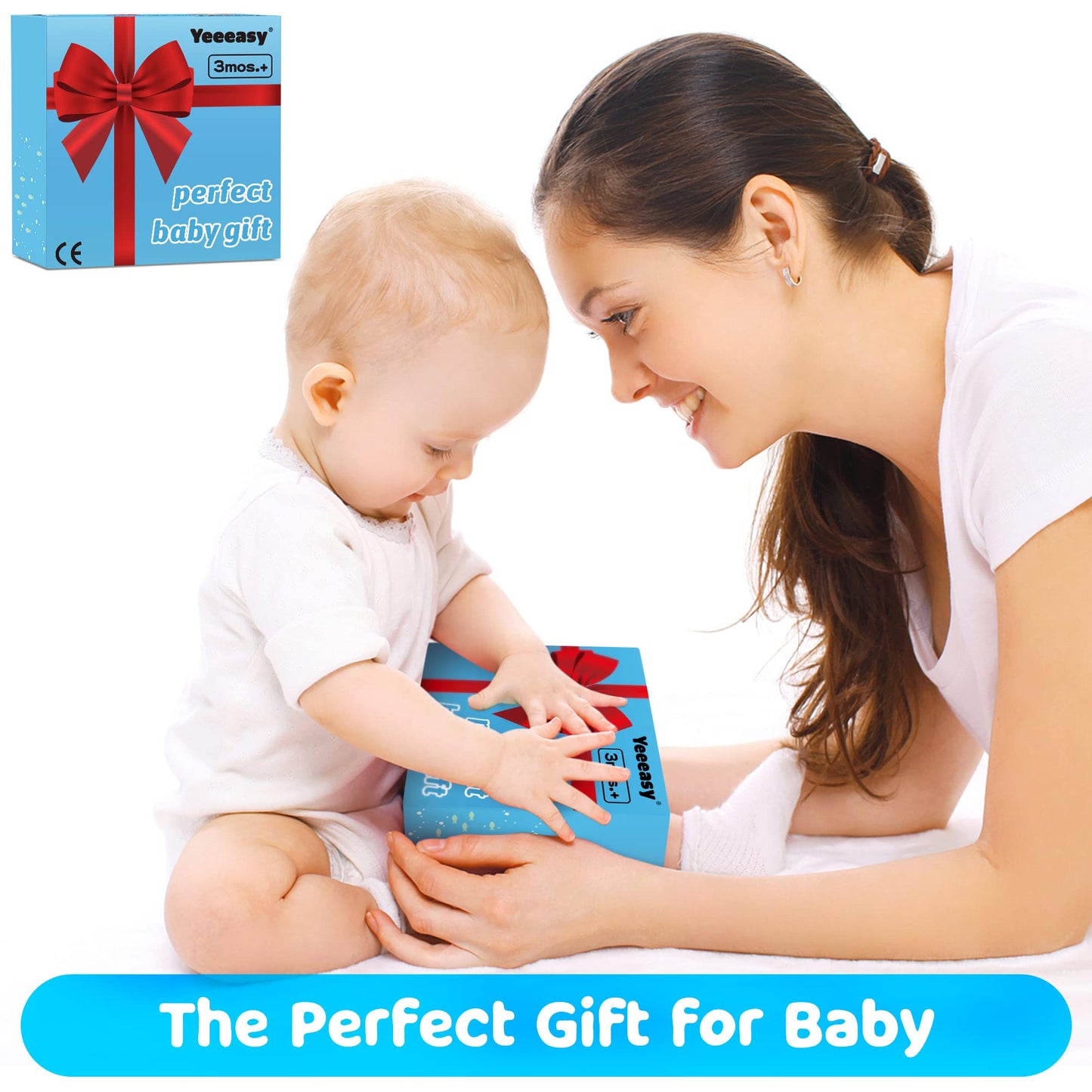 Yeeeasy baby tummy time mat air and water valve close up illustrating easy setup process