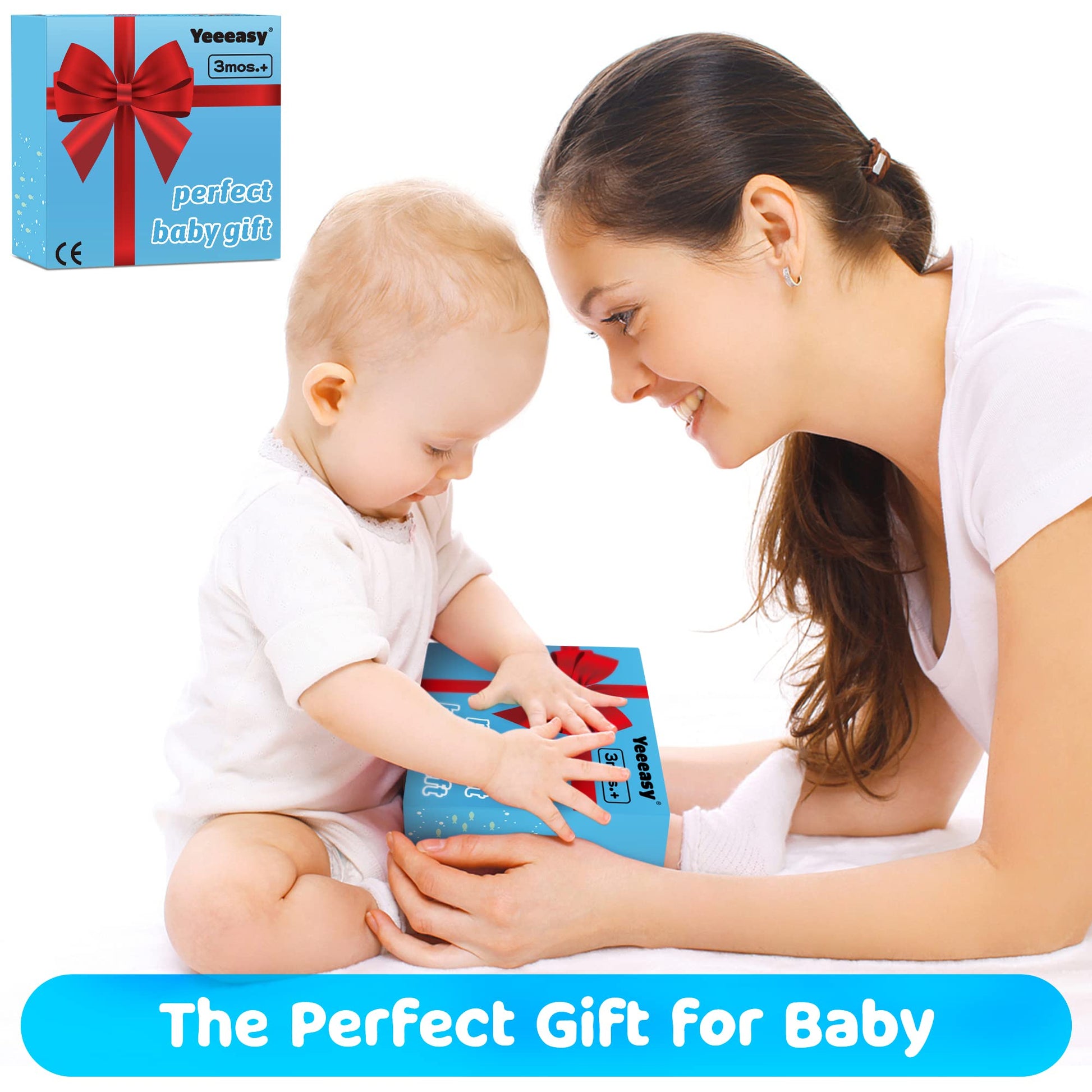 Yeeeasy baby tummy time mat air and water valve close up illustrating easy setup process