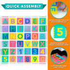 ProSource foam play mat packaging and storage view