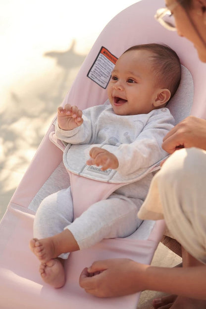 BabyBjörn Bouncer Balance Soft folded flat for travel and storage