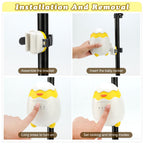 Robofun baby rocker packaging and included mounting brackets