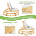 MallBest baby rocker configured for upright feeding position