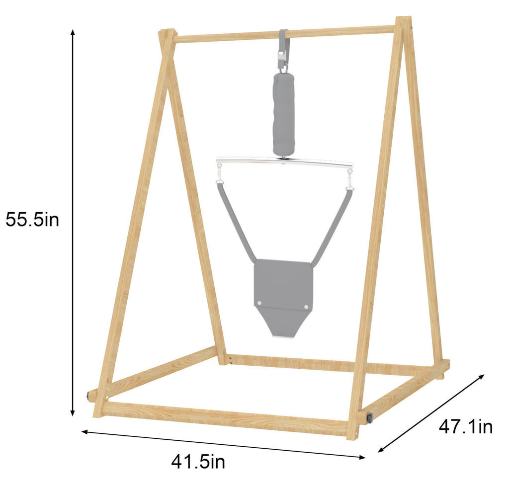 Avenlur foldable baby jumper angled perspective