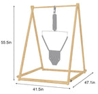 Avenlur foldable baby jumper angled perspective
