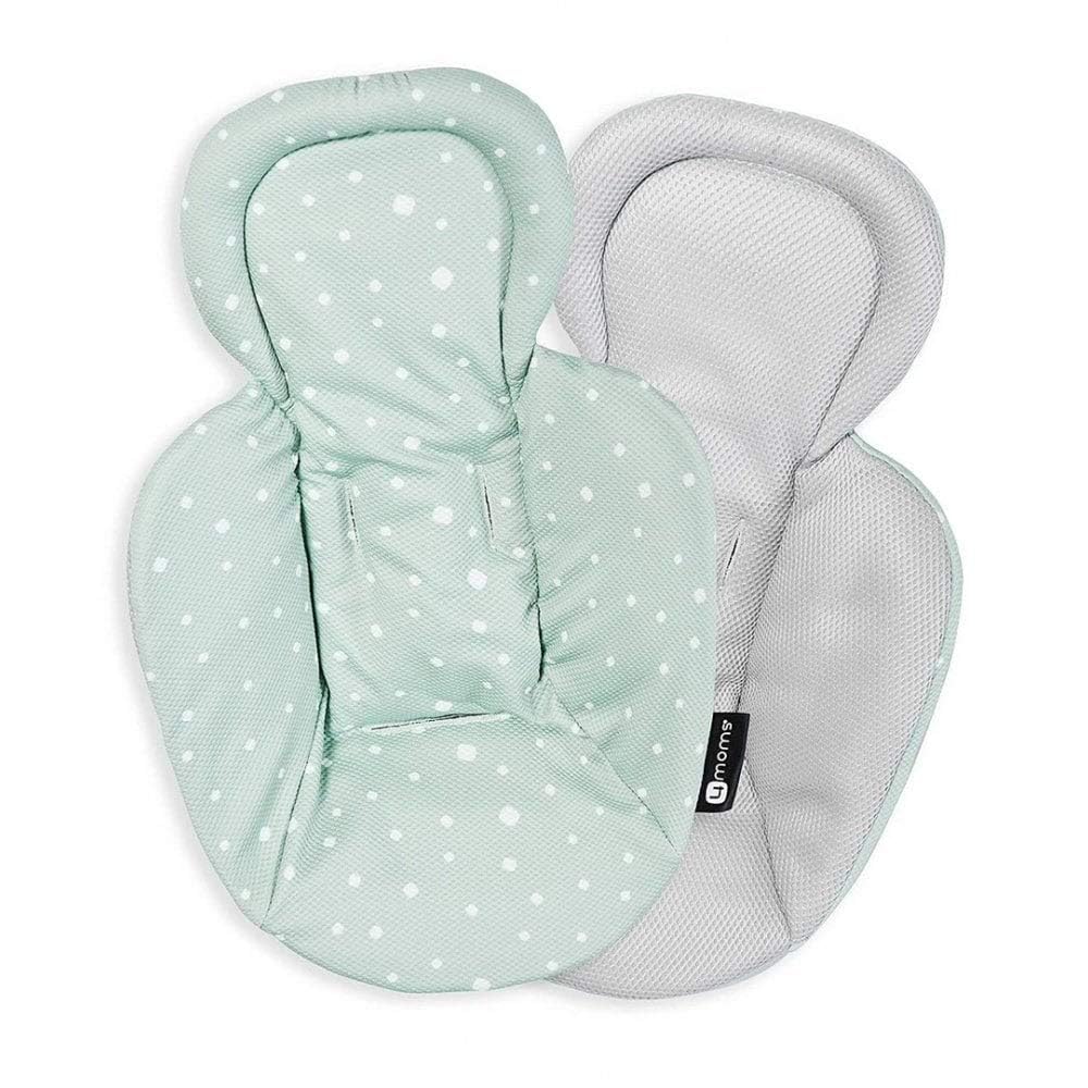 4moms reversible newborn support pad green side