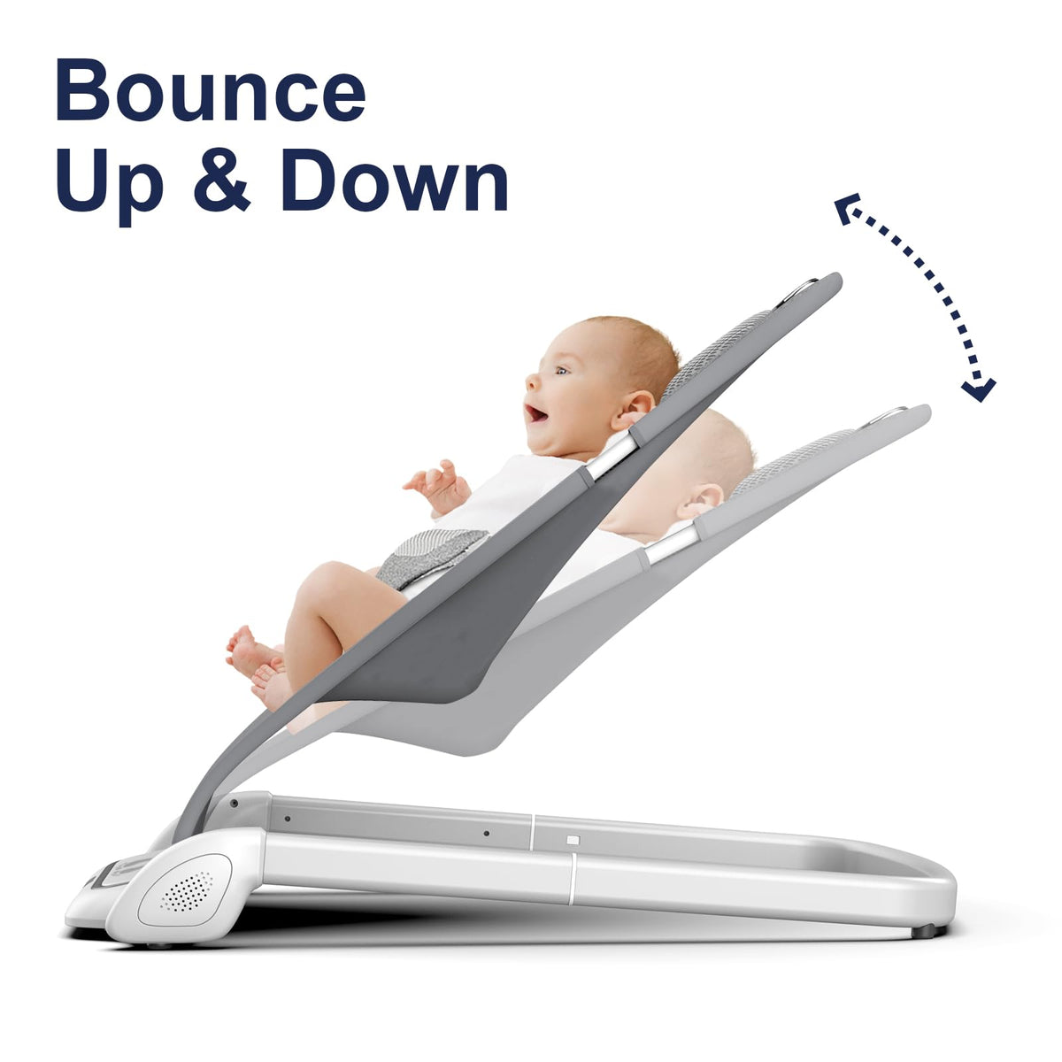 Mommyhug infant bouncer seat angle view