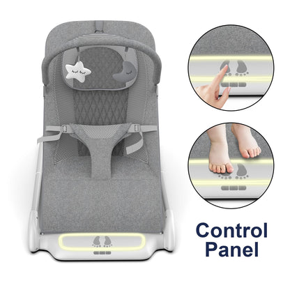 Side profile of SYCYH newborn vibrating bouncer seat