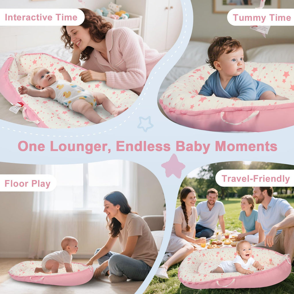 Teeaoe baby lounger full set with matching accessories