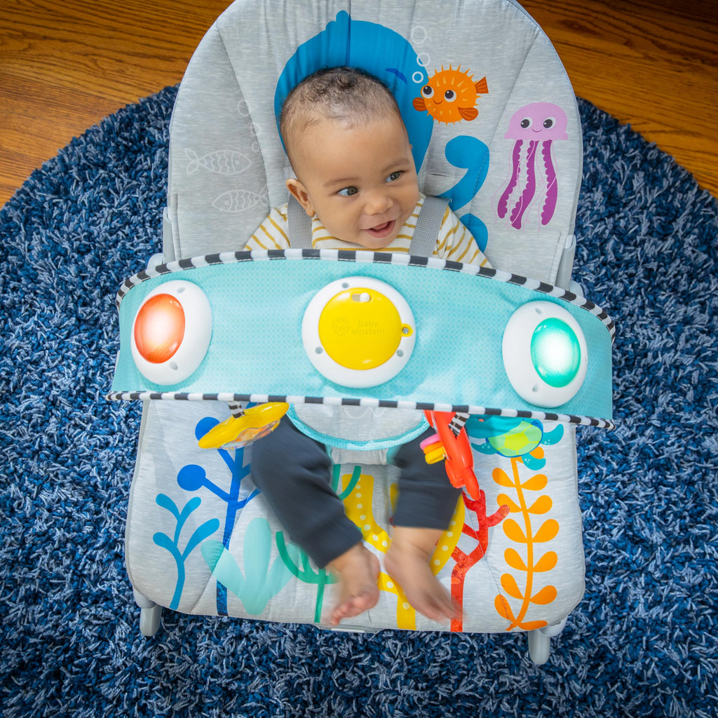 Baby Einstein toddler chair conversion setup view