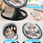 Lulabelle newborn swing remote control and accessories