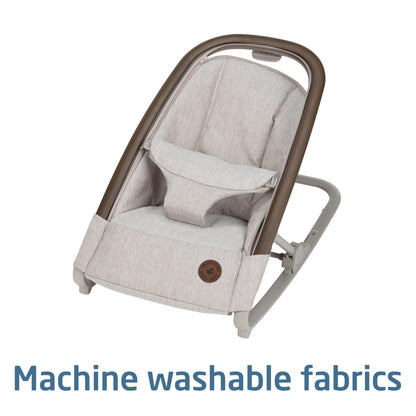 Modern living room setting with Maxi-Cosi Kori baby chair