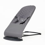 Belltop grey poly cotton fabric seat folded view