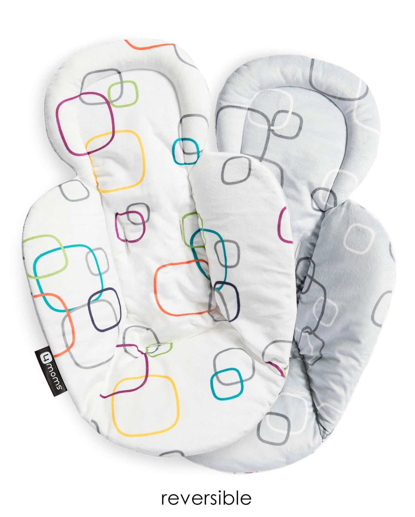 Close up of machine washable 4moms infant insert fabric
