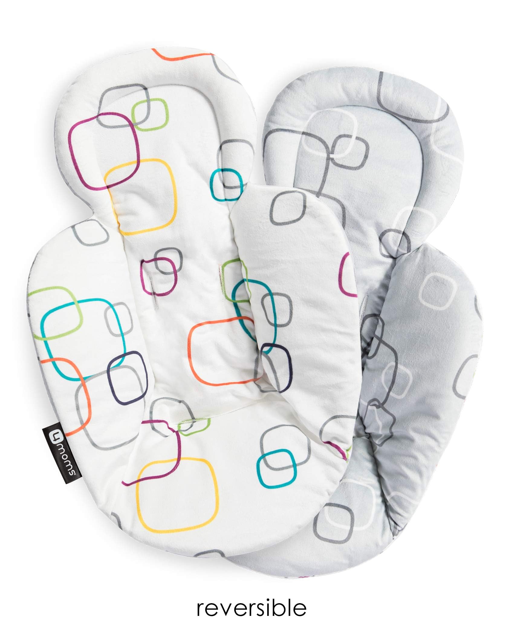 Close up of machine washable 4moms infant insert fabric