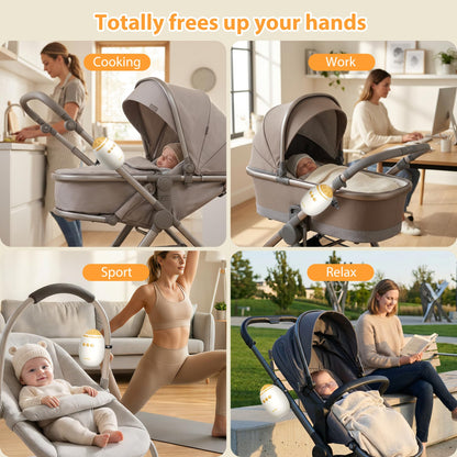 Side profile of Dearbaby stroller rocker mounting strap