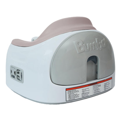 Bumbo 3-in-1 chair used as dining booster on adult seat