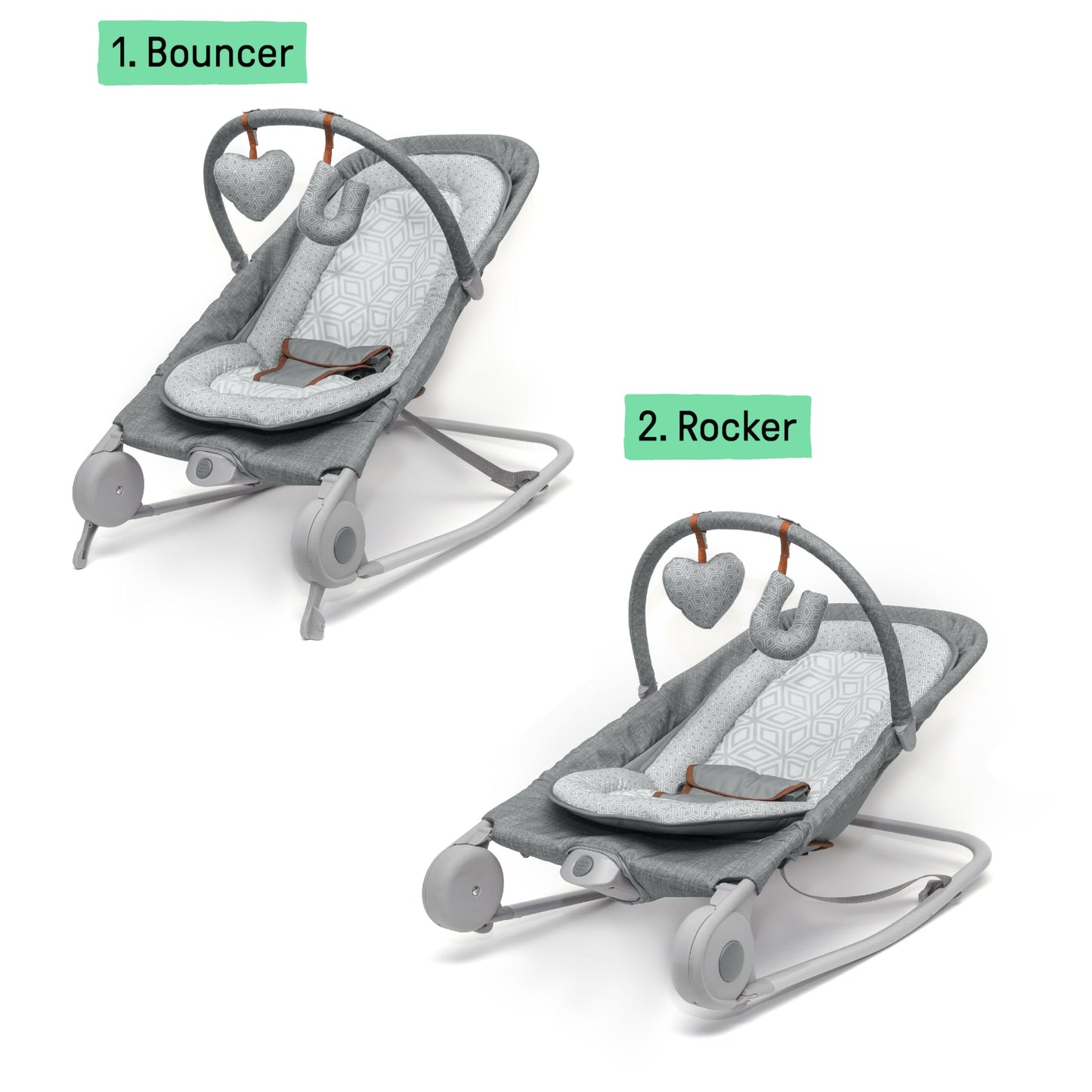 Summer by Ingenuity bouncer showing removable toy bar