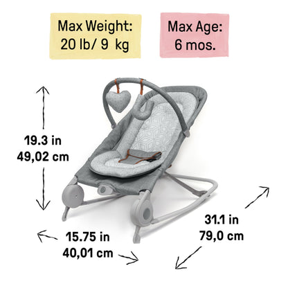 Stabilizing feet feature for bouncer mode