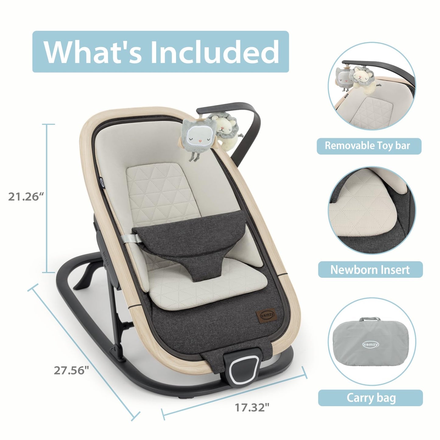 3-point safety harness on Qutanix Noah baby seat