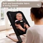 AoheSail toddler rocker showing breathable fabric texture