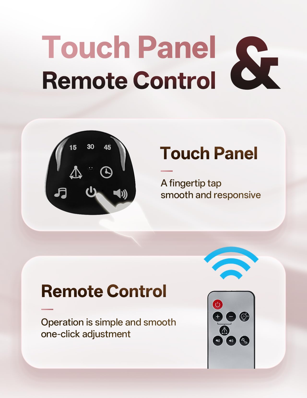 Remote control for MelloBubbz electric baby swing