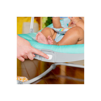 Close up of monkey bead chaser toy on rocker