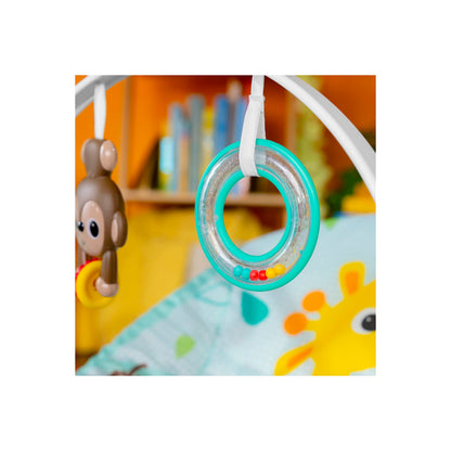 Removable seat pad design of Bright Starts rocker