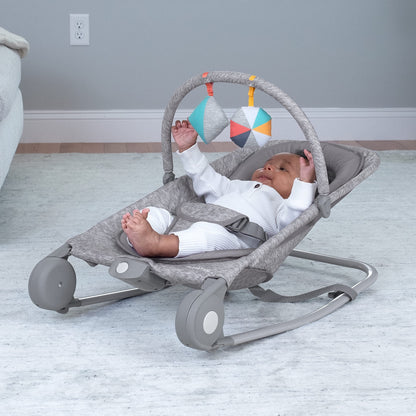 Summer Infant bouncer folded flat for travel and storage