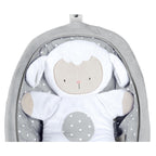 Machine-washable fabric padding removed for easy cleaning demonstration.