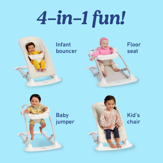 Graco Jumpstart baby jumper mode with height adjustment visible