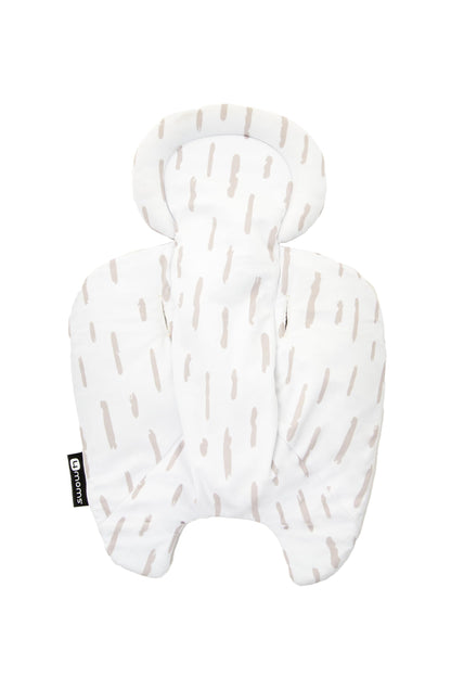 Close up of 4moms infant insert plush fabric texture