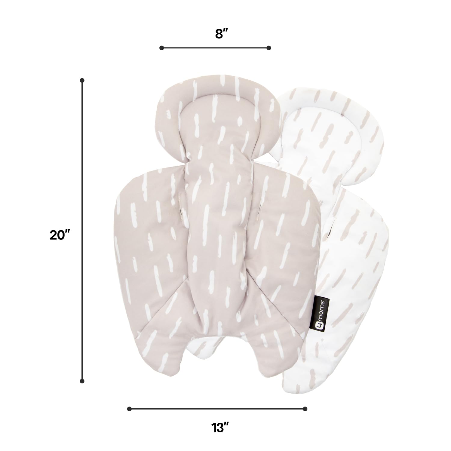 Detailed view of 4moms infant insert harness openings