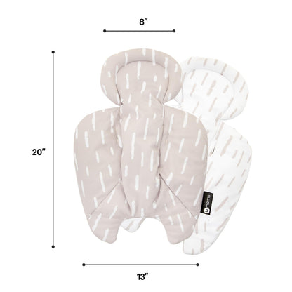Detailed view of 4moms infant insert harness openings