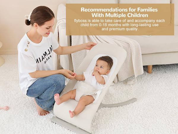 FlyBoss baby bouncer used by toddler in upright position